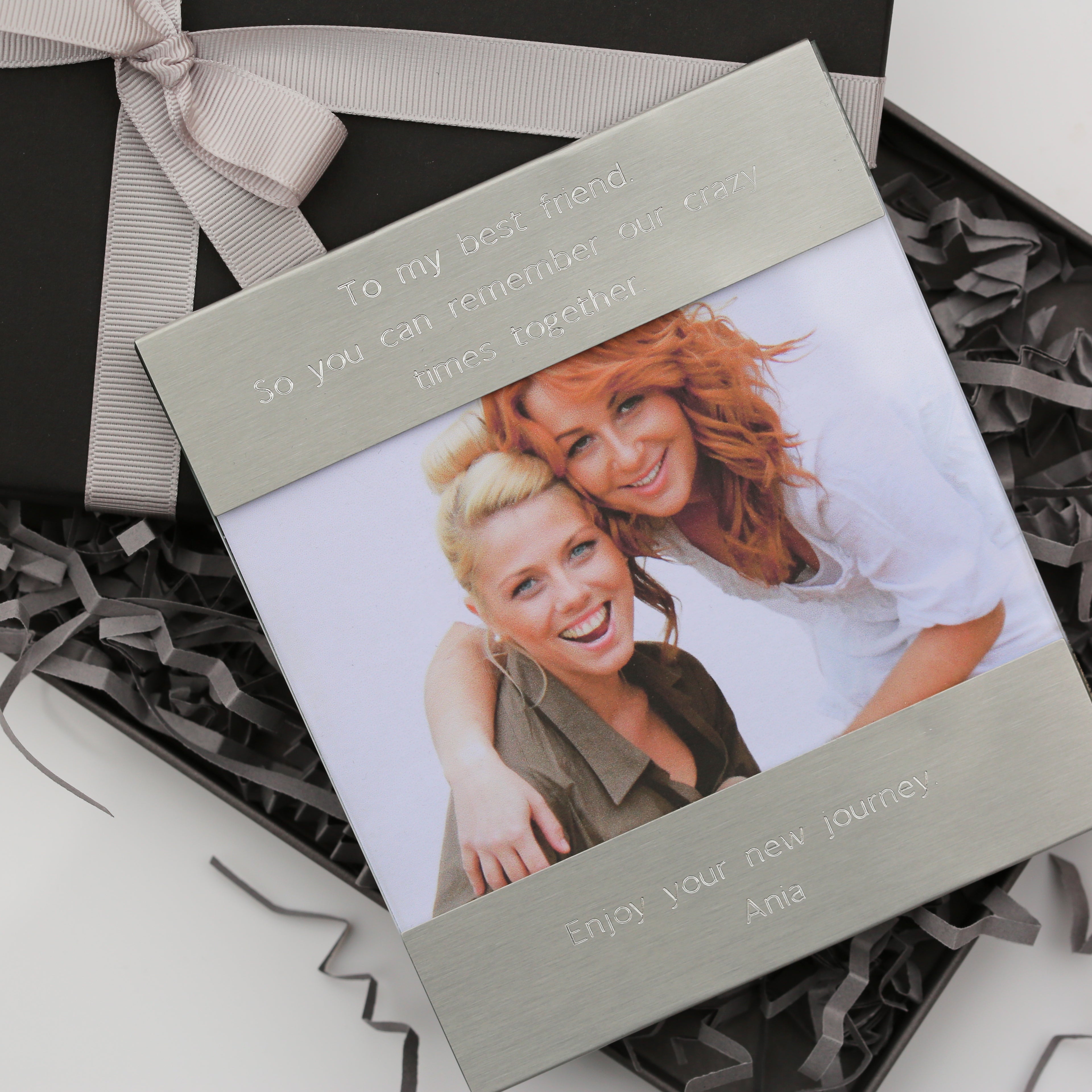 Personalised Modern Photo Frame - Wear We Met