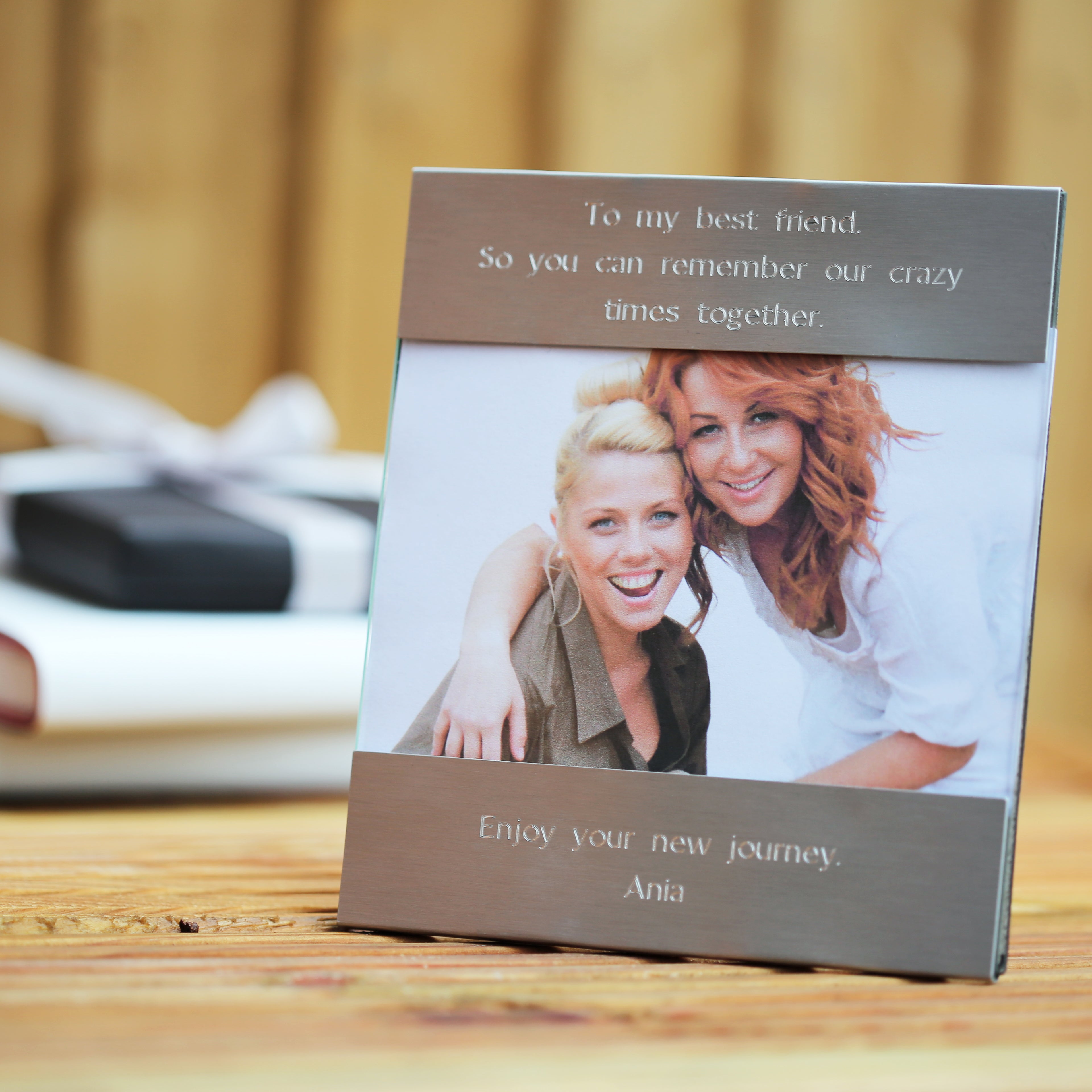 Personalised Modern Photo Frame - Wear We Met