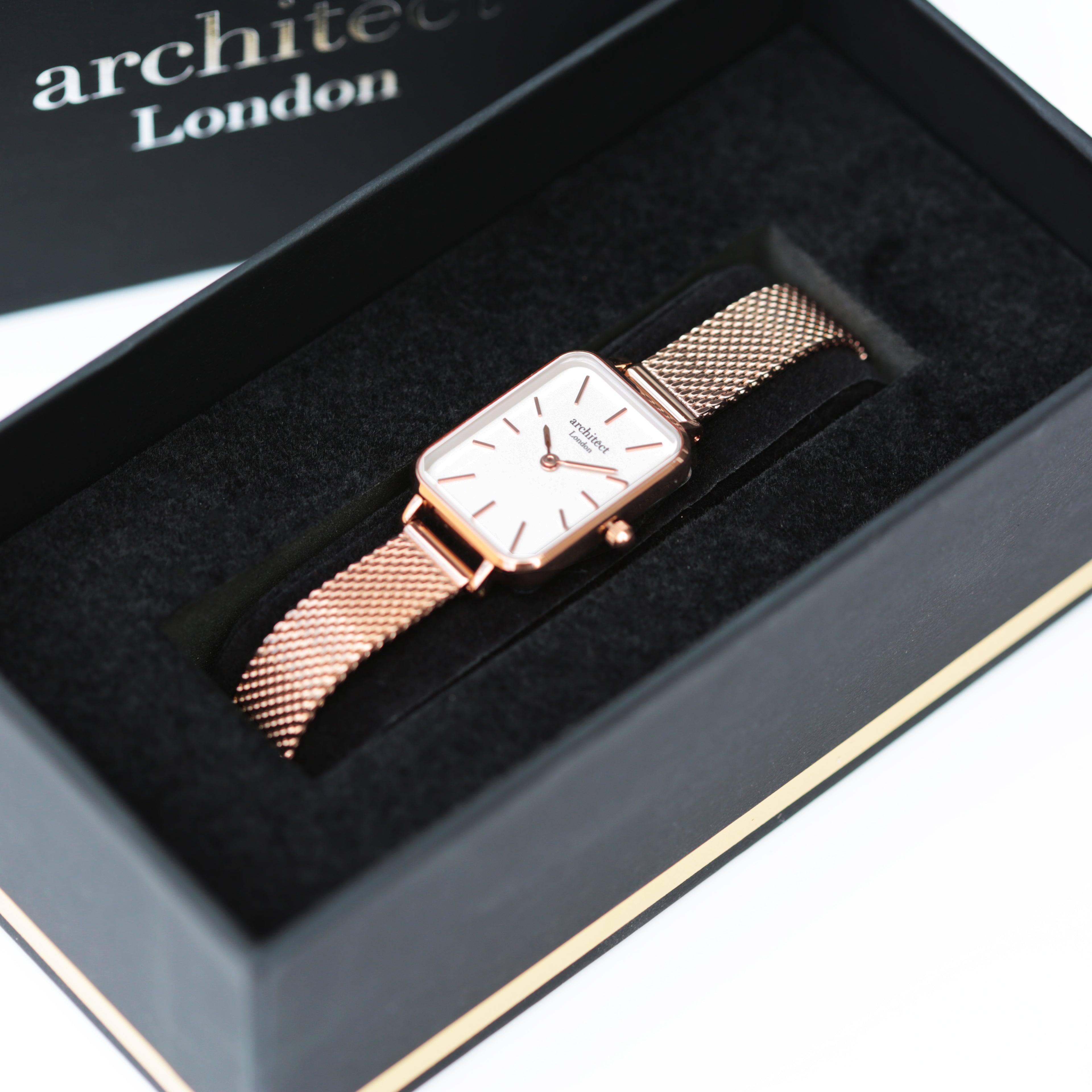 Ladies Architēct Lille - Rose Gold - Handwriting Engraving - Wear We Met