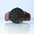 Handwriting Engraving - Men's Minimalist Watch + Walnut Strap - Wear We Met