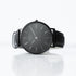 Handwriting Engraving - Men's Minimalist Watch + Jet Black Strap - Wear We Met