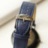 Modern Font Engraving - Men's Architect Zephyr + Admiral Blue Strap - Wear We Met