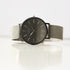 Handwriting Engraving - Men's Minimalist Watch + Steel Silver Mesh Strap - Wear We Met