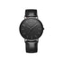 Handwriting Engraving - Men's Minimalist Watch + Jet Black Strap - Wear We Met