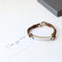 Men's Leather Tan Bracelet - Wear We Met