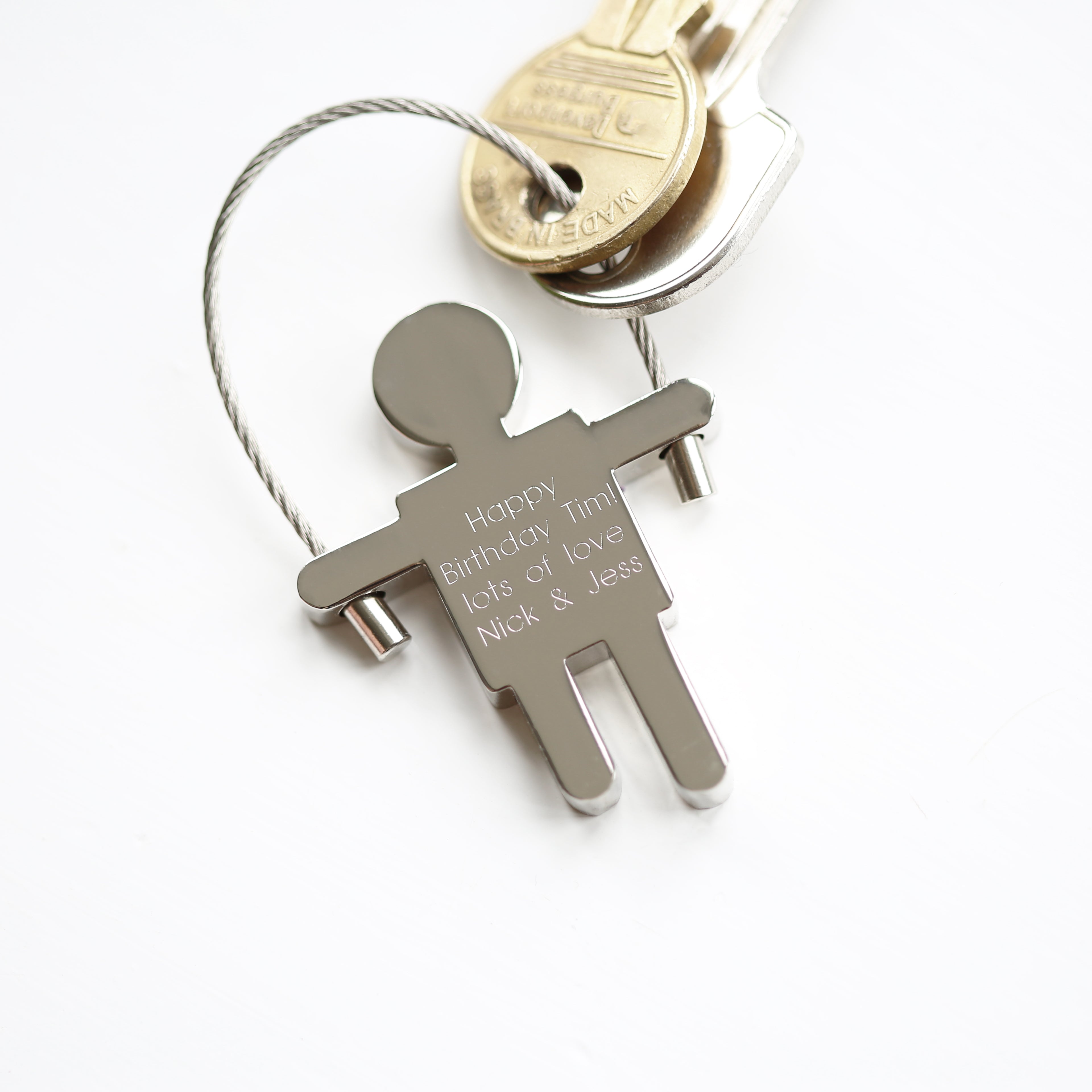 Skipping Sam Key Ring - Wear We Met