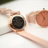 Ladies Architēct Coral - Modern Font Engraving + Light Pink Strap - Wear We Met