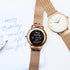 Ladies Architēct Blanc - Handwriting Engraving + Rose Gold Mesh Strap - Wear We Met