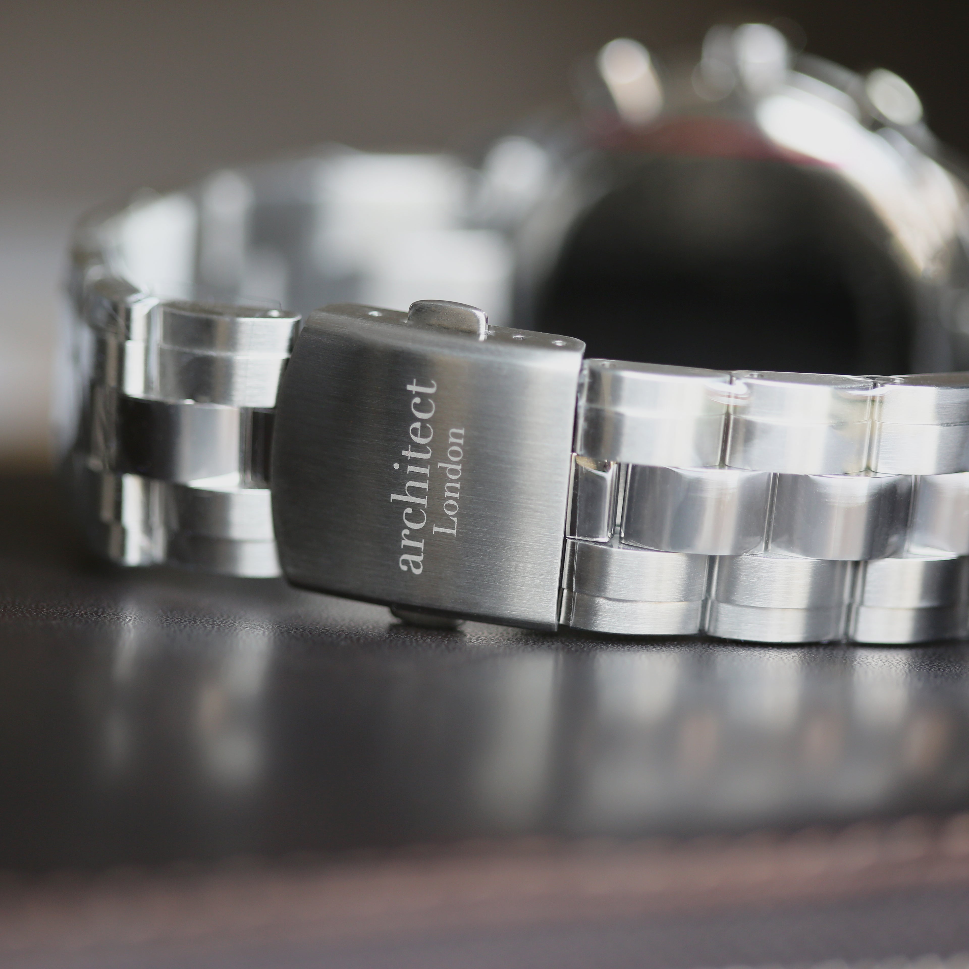 Swiss Made Men's Architect Endeavour - Modern Font Engraving - Wear We Met