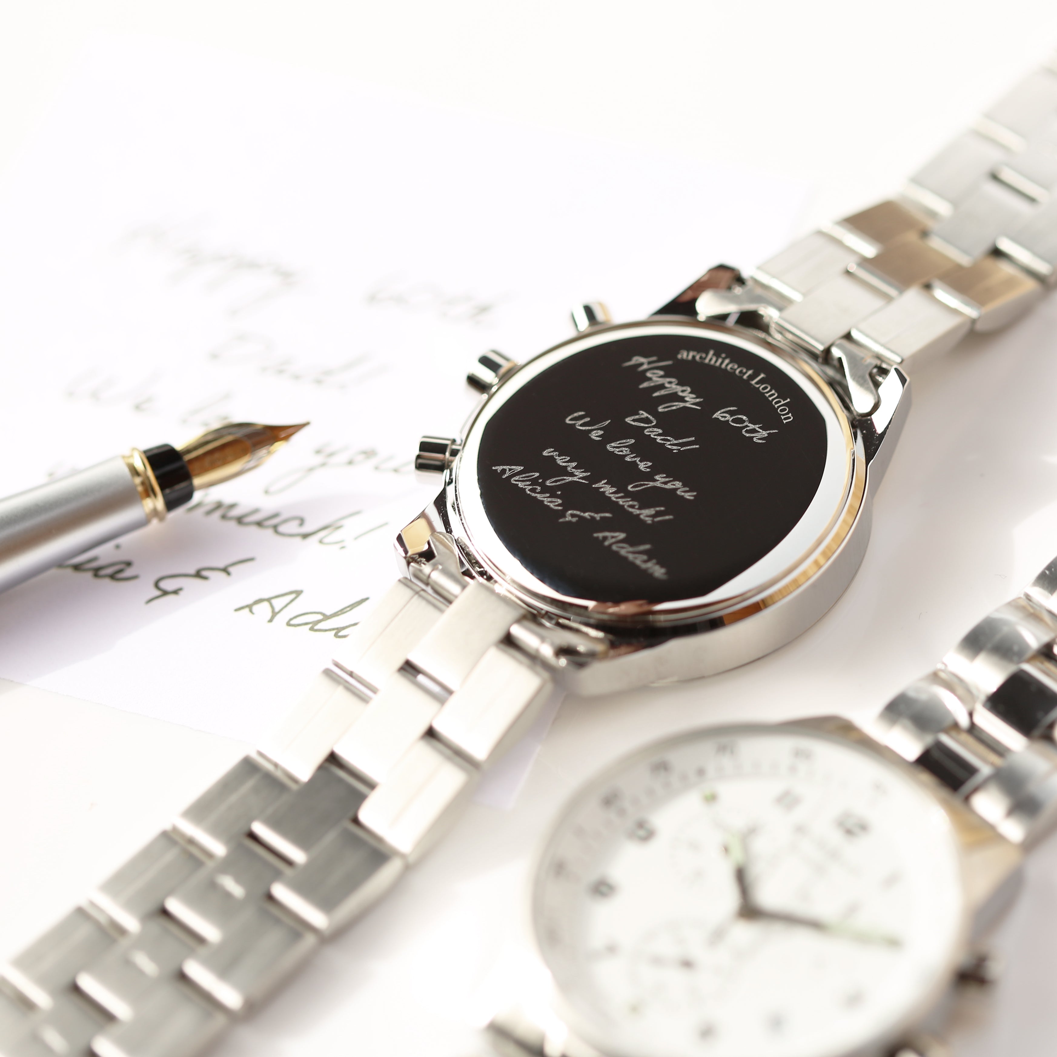 Swiss Made Men's Architect Endeavour - Handwriting Engraving - Wear We Met