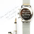 Handwriting Engraving - Men's Architect Motivator Green Face Silver Strap - Wear We Met