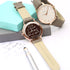 Ladies Architēct Blanc - Handwriting Engraving + Light Grey Strap - Wear We Met