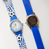 Engraved Kids 3D Football Watch - Blue - Wear We Met